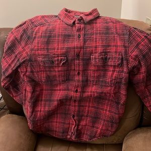 Red Woolrich Flannel